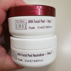 Nuskin 180 aha facial peel and neutralizer